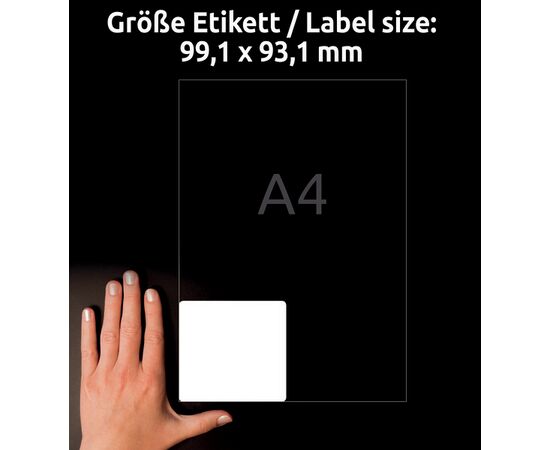 Непросвечивающиеся этикетки [L7166-100] для отправок BlockOut (99.1x93.1 мм, QP) фотография 5