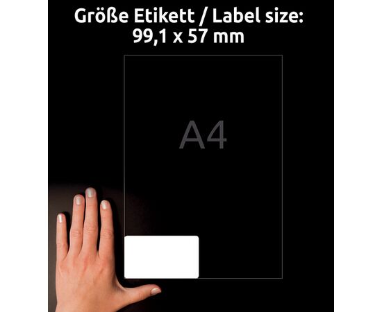 Непросвечивающиеся этикетки [L7173-100] для отправок BlockOut (99.1x57 мм, QP) фотография 5