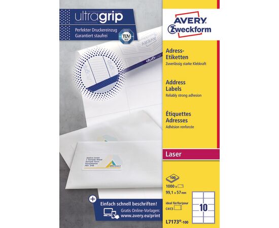 Непросвечивающиеся этикетки [L7173-100] для отправок BlockOut (99.1x57 мм, QP) фотография 3