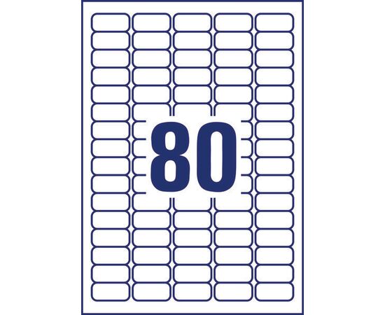 Самоклеящиеся суперстойкие этикетки [L7872-20] (бумажные, 35.6х16.9 мм) фотография 2