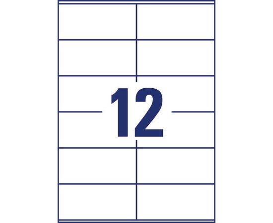 Самоклеящиеся суперстойкие этикетки [L7875-20] (бумажные, 105х48 мм) фотография 2