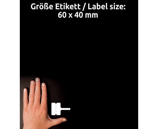 Этикетки [L7950-20] для проводов для лазерных принтеров (60x40 мм) фотография 5