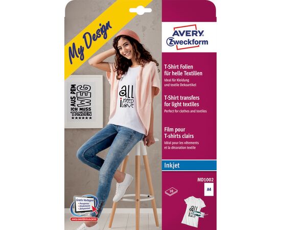 Термопленка My Design [MD1002] для светлых тканей А4 фотография 2