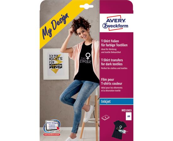 Термопленка My Design [MD1003] для темных тканей А4 фотография 2