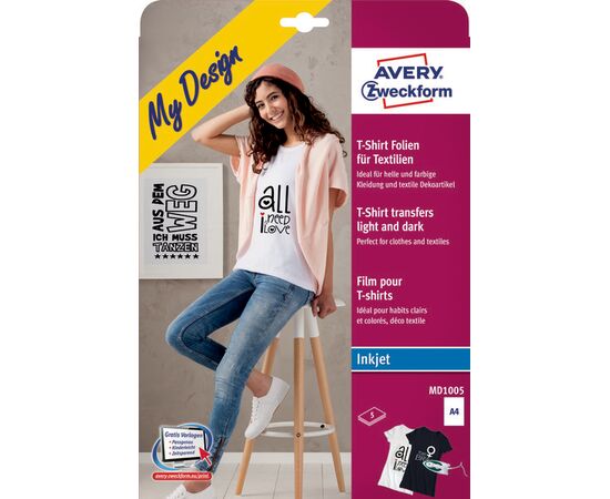 Термопленка My Design [MD1005] для светлых и темных тканей А4 фотография 2