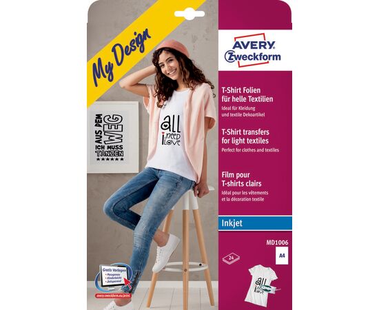 Термопленка My Design [MD1006] для светлых тканей А4 фотография 2