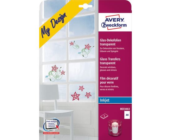 Декоративная пленка My Design [MD3002] для стекла А4 фотография 2