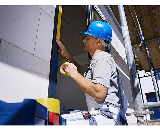 Малярная лента Tesa [T04172-00018-17] для штукатурных работ (желтая, ПВХ, 120 мкм, 33 м х 50 мм) фотография 5