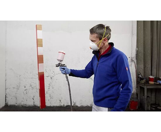 Термостойкая маскировочная лента Tesa [T04309-00015-01] для окраски распылением (коричневая, до 120°С, 170 мкм, 50 м х 50 мм) фотография 5