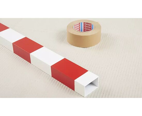 Термостойкая маскировочная лента Tesa [T04309-00015-01] для окраски распылением (коричневая, до 120°С, 170 мкм, 50 м х 50 мм) фотография 11