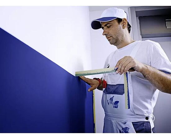 Малярная лента Tesa [T04334-00030-00] для четких границ окрашивания (желтая, 90 мкм, 50 м х 9 мм) фотография 4