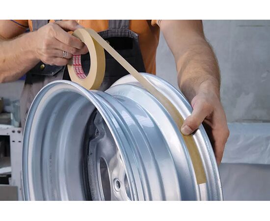 Термостойкая лента Tesa [T04341-00005-00] для окраски распылением (прозрачная, до 120°C, 190 мкм, 50 м x 50 мм) фотография 4