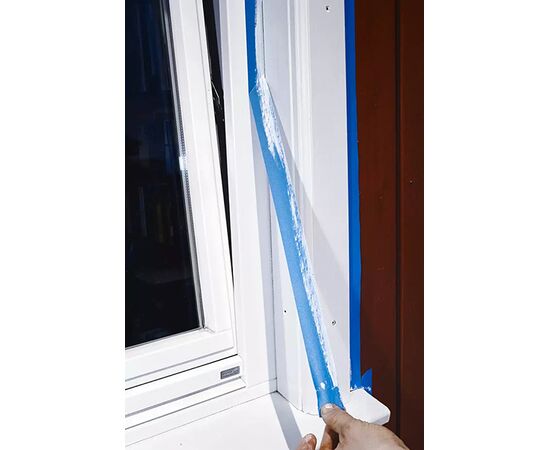 Устойчивая к УФ-излучению малярная лента Tesa [T04435-00016-00] на бумажной основе (синяя, 145 мкм, 50 м х 30 мм) фотография 4