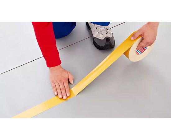 Двусторонняя тканевая лента Tesa [T04964-00033-00] для сращивания (белая, до 70°С, 390 мкм, 50 м x 38 мм) фотография 4