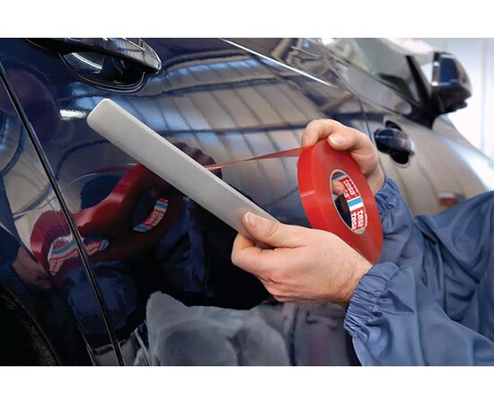 Двусторонняя клейкая лента Tesa [T04965-00008-00] (прозрачная, акриловый клей, 205 мкм, 50 м x 19 мм) фотография 2