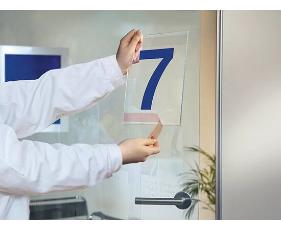 Двусторонняя клейкая лента Tesa [T04965-00008-00] (прозрачная, акриловый клей, 205 мкм, 50 м x 19 мм) фотография 3