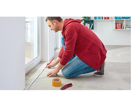 Сверхсильная двусторонняя тканевая лента Tesa [T05671-00001-11] (бесцветная, 10 м х 50 мм) фотография 3