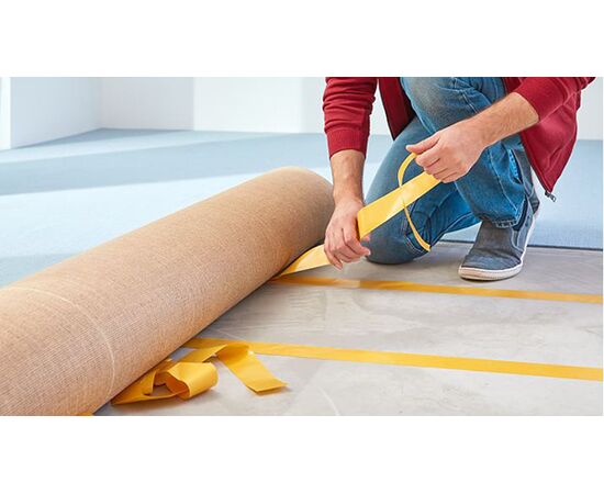 Сверхсильная двусторонняя тканевая лента Tesa [T05671-00001-11] (бесцветная, 10 м х 50 мм) фотография 10