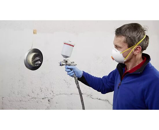 Слегка крепированная маскировочная лента Tesa [T4317-5025] на бумажной основе для окраски распылением (белая, до 80°C, 140 мкм, 50 м х 25 мм) фотография 6