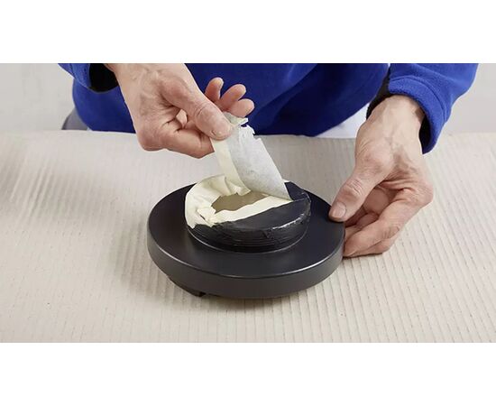 Слегка крепированная маскировочная лента Tesa [T4317-5025] на бумажной основе для окраски распылением (белая, до 80°C, 140 мкм, 50 м х 25 мм) фотография 9