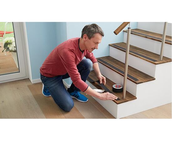 Противоскользящая лента Tesa Anti-slip Tape [T55583-00001-00] (прозрачная, 5 м х 25 мм) фотография 5