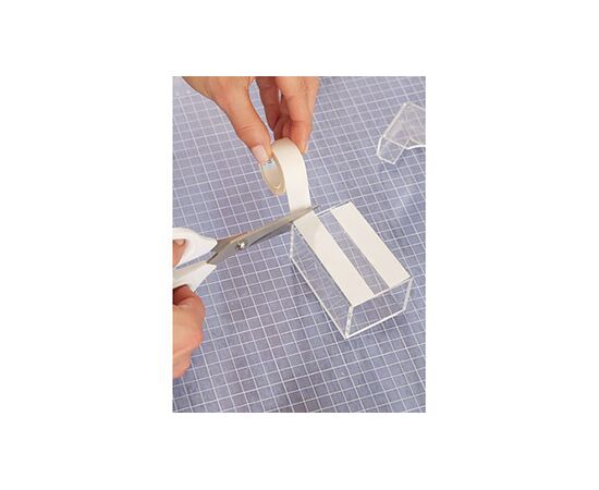 Двусторонняя монтажная лента Tesa [T55765-00000-00] для прозрачных поверхностей (прозрачная, 1.5 м x 19 мм) фотография 4