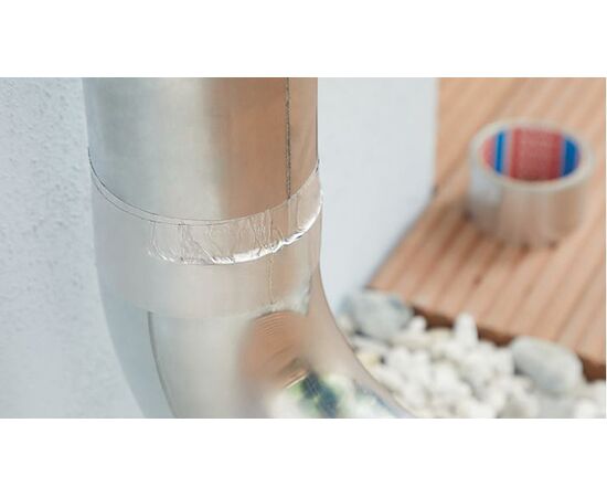 Алюминиевая клейкая лента Tesa [T56221-00000-00] (без лайнера, 80 мкм, 10 м x 50 мм) фотография 10