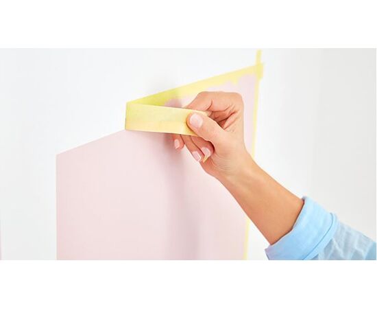 Малярная лента Tesa [T56245-00000-00] для четких краев окрашивания внутри помещений (желтая, 25 м x 25 мм) фотография 8