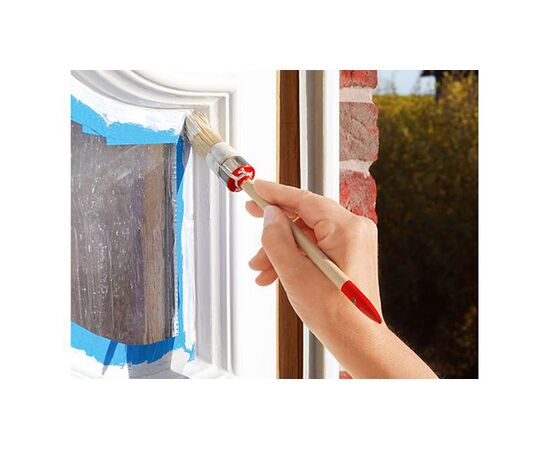 Малярная лента Tesa [T56247-00000-00] для четких краев окрашивания снаружи помещений (синяя, 25 м x 25 мм) фотография 4