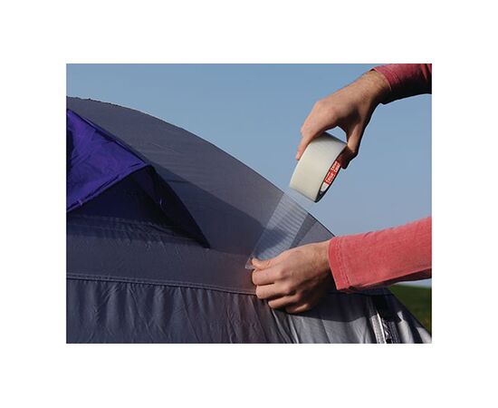 Сверхпрочная армированная клейкая лента Tesa Extra Power [T56395-00000-00] для наружных ремонтных работ (прозрачная, 25 м x 48 мм) фотография 9