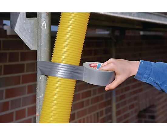 Лента тканевая Tesa Basic [T04610-00000-00] (серая, 150 мкм, 50 м х 50 мм) фотография 5