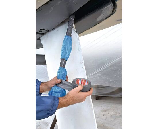 Лента тканевая Tesa Basic [T04610-00000-00] (серая, 150 мкм, 50 м х 50 мм) фотография 9