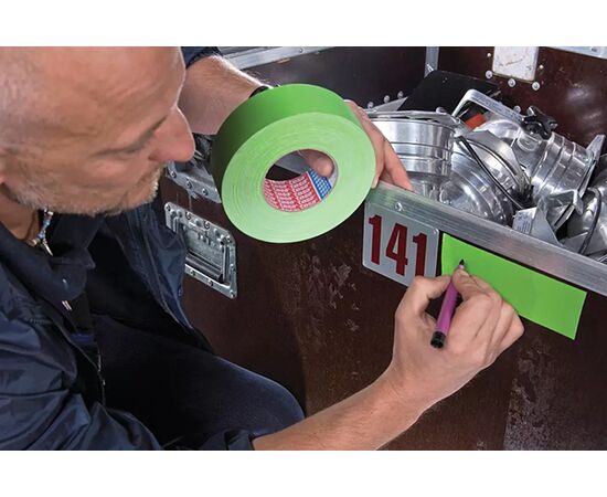 Тканевая лента Tesa [T4651-04-50-50] премиум-класса c акриловым покрытием (черная, 310 мкм, 50 м x 50 мм) фотография 10