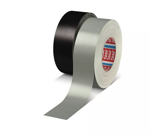 Термостойкая лента Tesa [T04657-00112-00] на тканевой основе с акриловым покрытием (серо-коричневая, до 180°С, 290 мкм, 25 м x 25 мм) фотография 2
