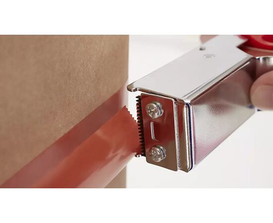 Обвязочная лента Tesa [T04287-00339-00] из тянутого полипропилена (оранжевая, 79 мкм, 66 м х 25 мм) фотография 5