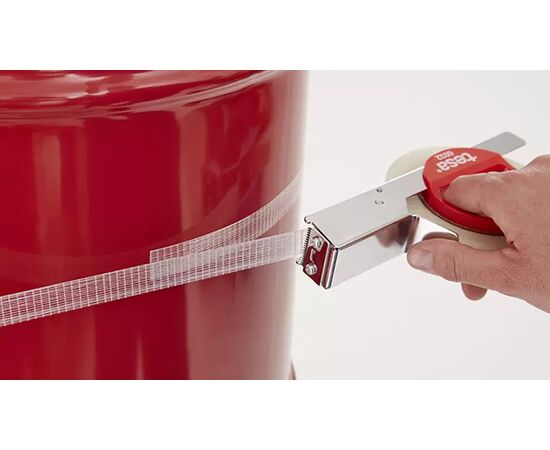 Универсальная лента Tesa [T4591] c продольно-поперечным армированием (прозрачная, 140 мкм, 50 м x 1000 мм) фотография 4