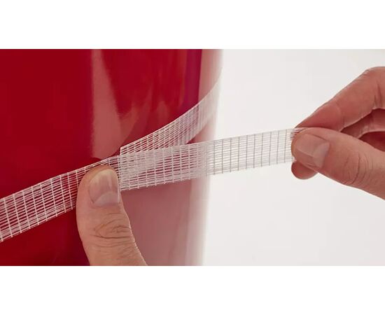 Универсальная лента Tesa [T4591] c продольно-поперечным армированием (прозрачная, 140 мкм, 50 м x 1000 мм) фотография 6