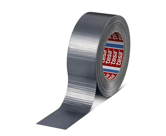 Промышленная клейкая лента Tesa [T04613-00047-00] (серая, тканевая, 180 мкм, 50 м х 48 мм) фотография 2