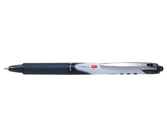 Автоматическая ручка роллер PILOT BLRT-VB5-B V-Ball Grip черная 0.5 мм