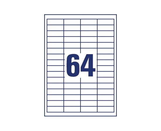 Самоклеящиеся этикетки Европа-100 [ELA050-18] (48.5х16.9 мм, 1152 шт, 18 листов) фотография 3