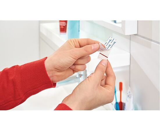 Самоклеящиеся крючки овальные Tesa Powerstrips [T58187-00000-00] (хромированные, до 2 кг, 2 шт) фотография 4