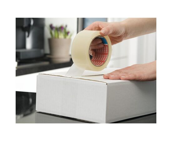 Лента упаковочная Tesa [T58570-00000-00] (прозрачная, 40 мкм, 66 м x 50 мм) фотография 3