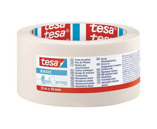 Малярная Лента Tesa Basic [T58594-00000-00] (белая, 35 м x 50 мм) фотография 1