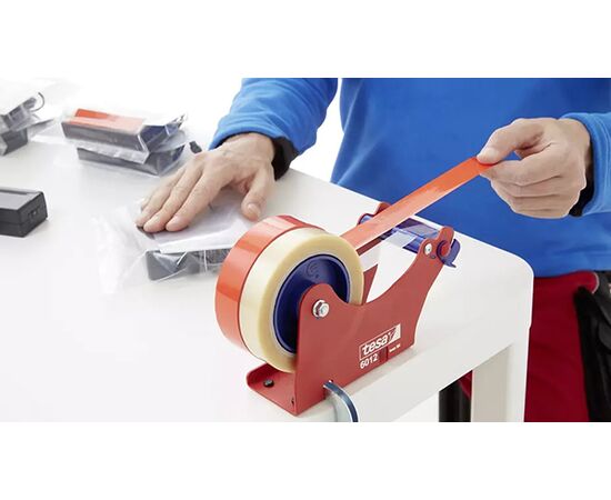 Диспенсер универсальный ручной Tesa [T6012] для упаковочных лент шириной до 50 мм фотография 2