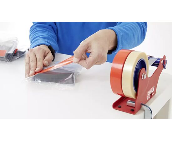 Диспенсер универсальный ручной Tesa [T6012] для упаковочных лент шириной до 50 мм фотография 4