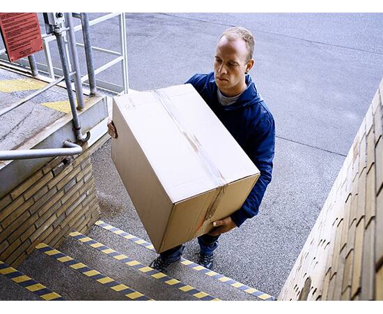 Профессиональная противоскользящая лента Tesa Anti-slip Tape [T60951-00000-01] (желто-черная, 800 мкм, 15 м x 50 мм) фотография 5