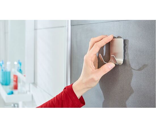 Водостойкий двойной крючок Tesa Powerstrips [T59710-00004-00] из нержавеющей стали (до 3 кг) фотография 14