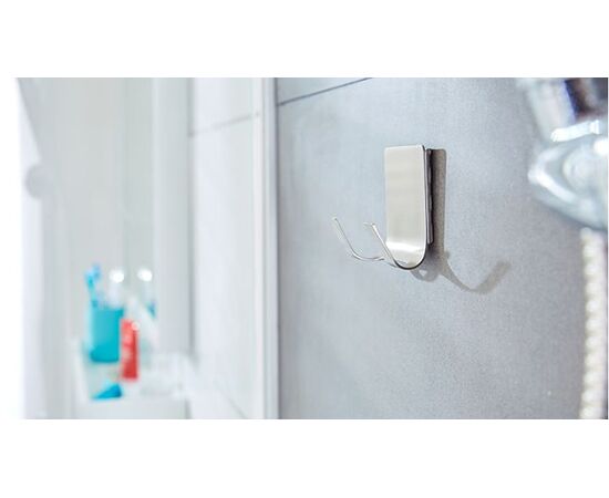 Водостойкий двойной крючок Tesa Powerstrips [T59710-00004-00] из нержавеющей стали (до 3 кг) фотография 11