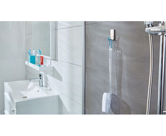 Водостойкий самоклеящийся металлический крючок Tesa Powerstrips [T59765-00000-00] (до 2 кг) фотография 13