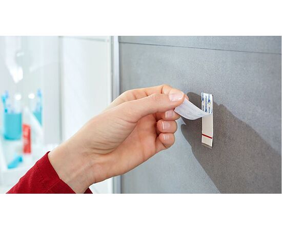 Водостойкий самоклеящийся металлический крючок Tesa Powerstrips [T59765-00000-00] (до 2 кг) фотография 7